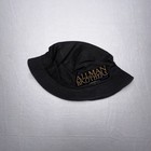      Allman Brothers Band Embroidered Patch On Black Bucket Hat  hat Damaged 
