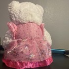 2017 20  Dan Dee Collectors Choice Snowflake Teddy Bear Plush Girl  Pink Dress  