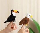 Toucan Finger Puppet Plush Toy 3  Stuffed Animal Toddler Doll Gift For Kids