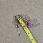 Egyptian Mini Perfume Bottle Blown Glass Bottle Purple 3  Handmade In Egypt