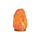 Hemingweigh Natural Himalayan Rock Salt Lamp 6-7 Lbs With Wood Base  Electric   
