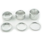 1-1 8  Omni Racer Worlds Lightest Alloy Headset Spacers 2 3 5 10 15 20mm Silver