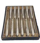 12 Coin Silver Knives 1865 Engraved Brightcut Blades Know The Pattern And Maker 