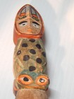 Vintage Alaska Tlingit Indian Nw Coast 6 Fig  Yellow Cedar Wood Totem Pole Model