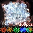 Mini Led Balloon Lights 10-100pcs Colorful Flashing Party Wedding Decoration Usa