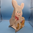 Vintage Norcross Honey Bunny Stand-up Card 10    Easter Valentine Mid-century Nice