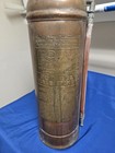 Vintage Antique Foam Fyr-fyter Brass Copper Fire Extinguisher Empty Pickup