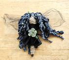 Dark Swamp Witch Voodoo Doll Black Wings Ritual Next Day Shipping