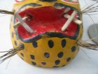 Vintage Nahua Lepard Cat Protection Mask With Boar Whiskers Miniature