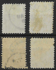 Palestine 1923 Postage Dues Sg d2-d5 Used Cat  44  4v 