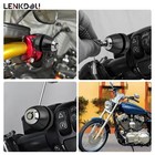 Cnc Handlebar Helmet Lock For Harley Sportster Softail Dyna Touring 1996-up