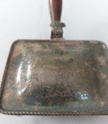 Vintage Silver Plate Crumb Tray Box Silent Butler Dinner Table Etched Hallmark