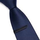 3 Pcs Tie Clips For Men Elegant Metal Necktie Bar Pinch Clasp Wedding Party Gift