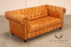 Tufted Leather Chesterfield Sofa