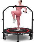 40 48inch Folding Fitness Trampoline Indoor Exercise Rebounder For Adults 550lbs