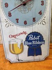 S - Vintage Rare 1970   s Pabst Blue Ribbon Beer Clock  May Need A New Clock Body