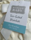 Hudson Baby Cream Two Sided Plush Mink Throw Baby Blanket 30    X 40    New    