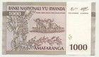 Rwanda 1000 Francs 1-12-1994 Pick 24 Unc Uncirculated Banknote