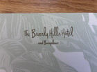 Beverly Hills Hotel   Bungalows  7 Pages Notepad 8 25 X 5 25  Palm Leaf Print