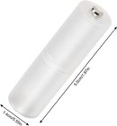8pcs Aa To D Battery Adapter Aa To D Size Battery Convertor Adapter Holder Case