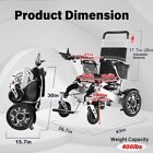 All Terrain Electric Wheelchair For Adult Extra Wide Seat  2 12ah Travel 25miles
