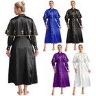 Womens Clergy Robe Long Sleeve Church Clergy Dress Choir Pastor Pulpit Robe