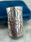 Navajo 925 Sterling Silver Albert Cleveland Ponytail Braid Cover Hair Decoration