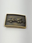 Rare Meyer Cement Mixer Truck Belt Buckle Brass Metal
