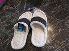 Isotoner Women Nicola Comfort Thong Slippers Black Size Medium  7 5-8  New