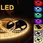 5m 300 Led Strip Light 2835 5050  Smd Rgb Ribbon Tape Roll Waterproof Dc 12v
