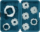 Bosch Ra1128 8-piece Router Template Set With Included Storage Case And Threaded