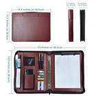 Executive Business Padfolio With Handle  3 Ring Portfolio Binder With A4 