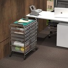 Carrito Utilitario Con 12 Cajones almacenamiento Con Ruedas  Arte Y Manualidades