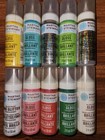 New X8 Martha Stewart  Glass Paint Gloss Glitter Sealed
