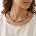 Colorful Assorted Gemstone Healing 7 Chakra Reiki Crystal Beaded Necklace Choker