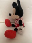 Disney Valentine s Day Large 19  Mickey Mouse Plush Stuffed Animal Hearts Shirt