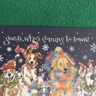 Liquidating-leanin    Tree Christmas Greeting Note Card    guess Who   s Coming To      