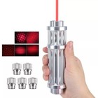 5mw Red Laser Pointer Adjustable Visible Beam Dot Light   5 Caps