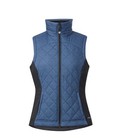 Kerrits Full Motion Blue Black Zip Puffer Quilted Equestrian Riding Vest Small