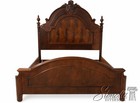  68186  Henderdon King-size Burl Walnut Victorian Carlyle Bed