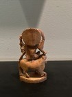 Antique Wooden Statue Of The Hindu Goddess Durga  