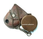 Antique Vintage Brass Pocket Compass Brass Nautical Compass Marine Compass Gift
