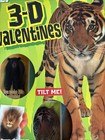 Valentine Cards 27 Wild Animal 3-d Lenticular Valentines  Wolf  Tiger  Etc   Usa