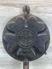 Antique Griswold Cast Iron Hearts   Star  18 Waffle Press 919   920 No Base Vtg