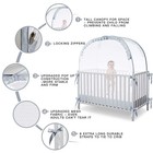 Crib Tent Breathable Mesh Crib Tent  Pop Up Crib Tent Canopy Protection Supplies