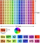 1575 Pcs Garage Sale Stickers  1 2  X 3 4  Yard Sale Price Stickers Price Tags