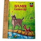 Vintage Bambi Grows Up By Walt Disney Productions Hardcover Book 1979