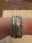 Sundance Catalog- Sterling Silver Stacking Rings    Size 7