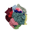 Recycled Color Knit T-shirt Wiping Rags 50 Lbs  Box Multipurpose Cleaning Cloths