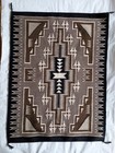 Navajo Handmade Woven Wool Rug Esther Begay Two Gray Hills 44  X 33  Provenance 